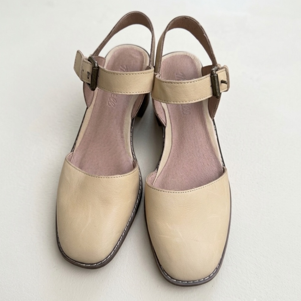 Madewell The Claudie Lugsole Mary Jane, Earthen Sand color. Size 7 - Picture 1 of 8